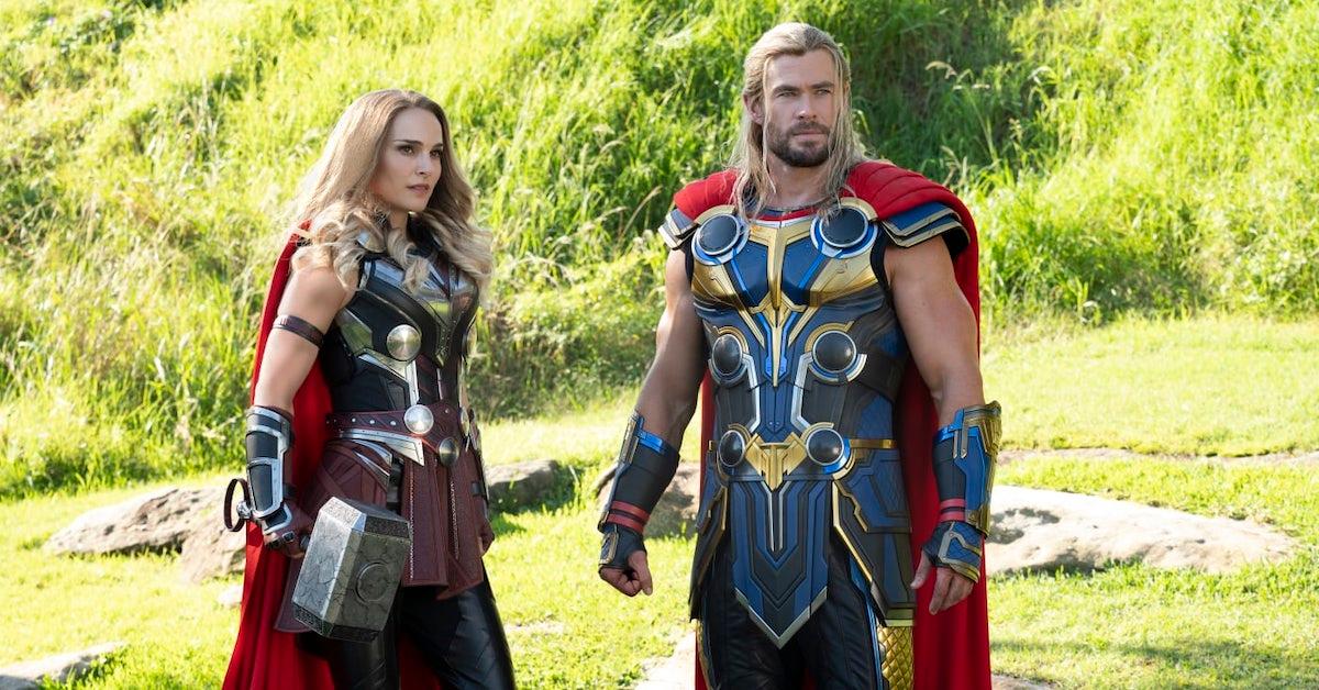 Natalie Portman og Chris Hemsworth i 'Thor: Love and Thunder'