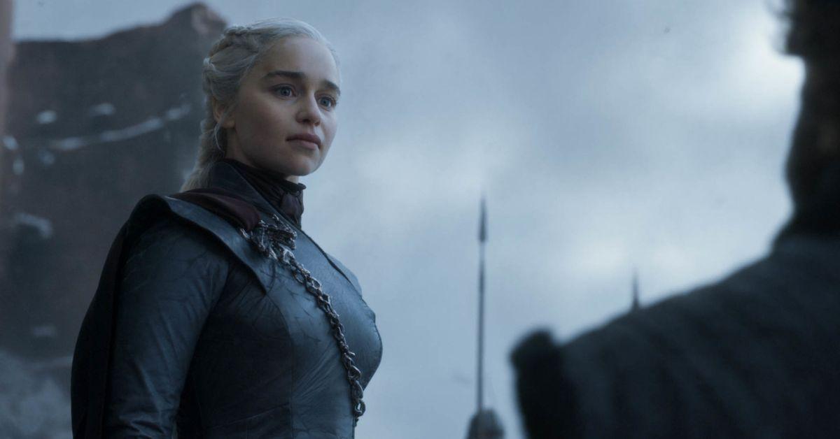 Emilia Clarke som Daenerys Targaryen i 'Game of Thrones' sæson 8.