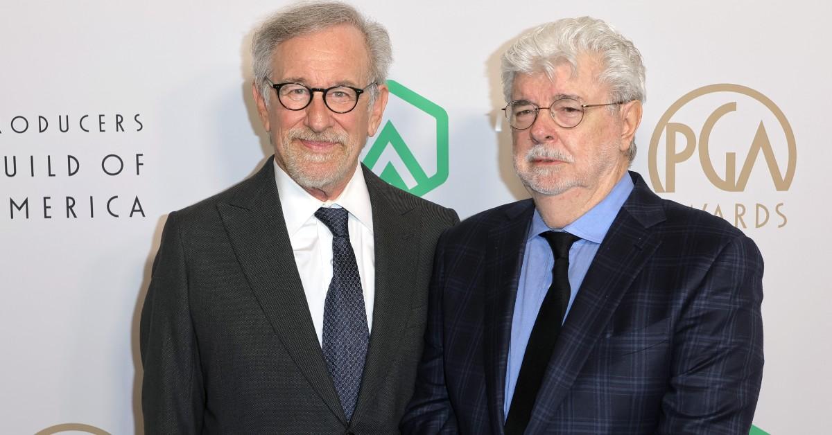 (LR) Steven Spielberg og George Lucas 
