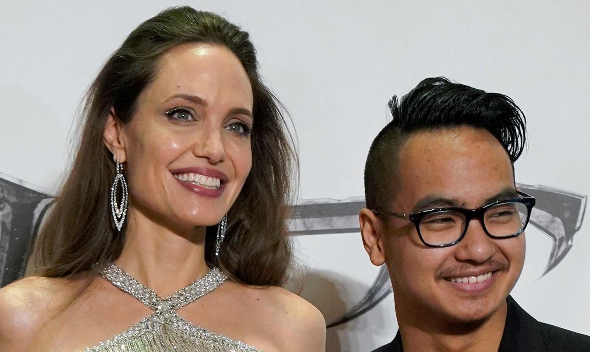 Angelina Jolie och Maddix Jolie-Pitt 2019