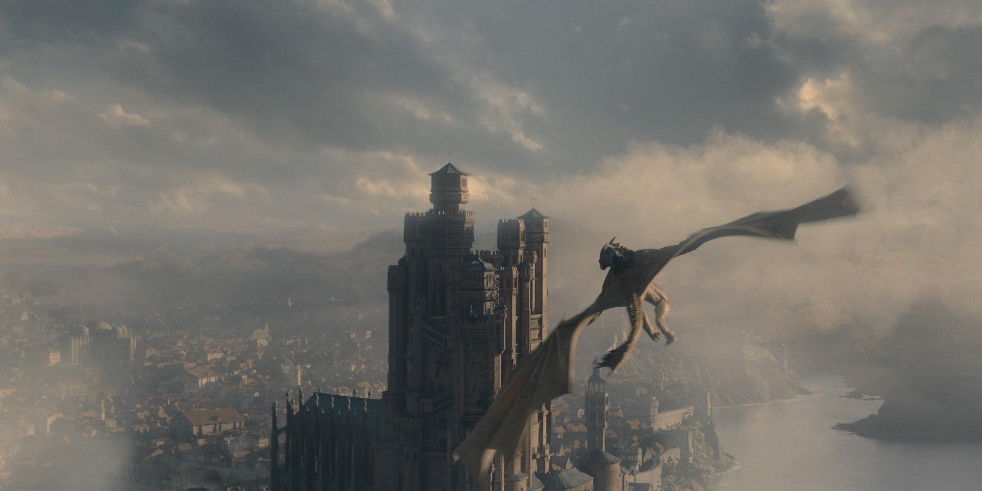 Syrax는 'House of the Dragon'에서 비행합니다.
