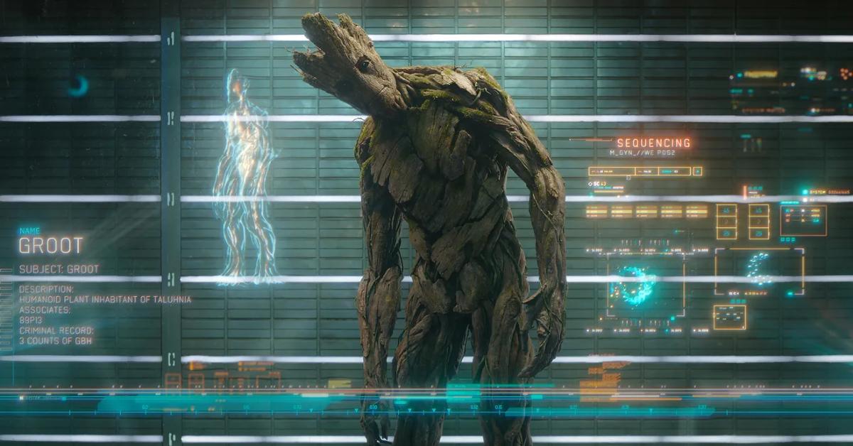 Groot First Guardians of the Galaxy Movie