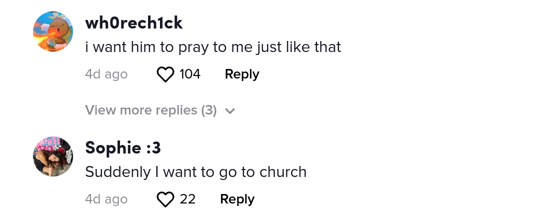 tiktoker tinder da paixão da igreja