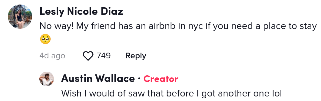 tiktoker airbnb 纽约骗局