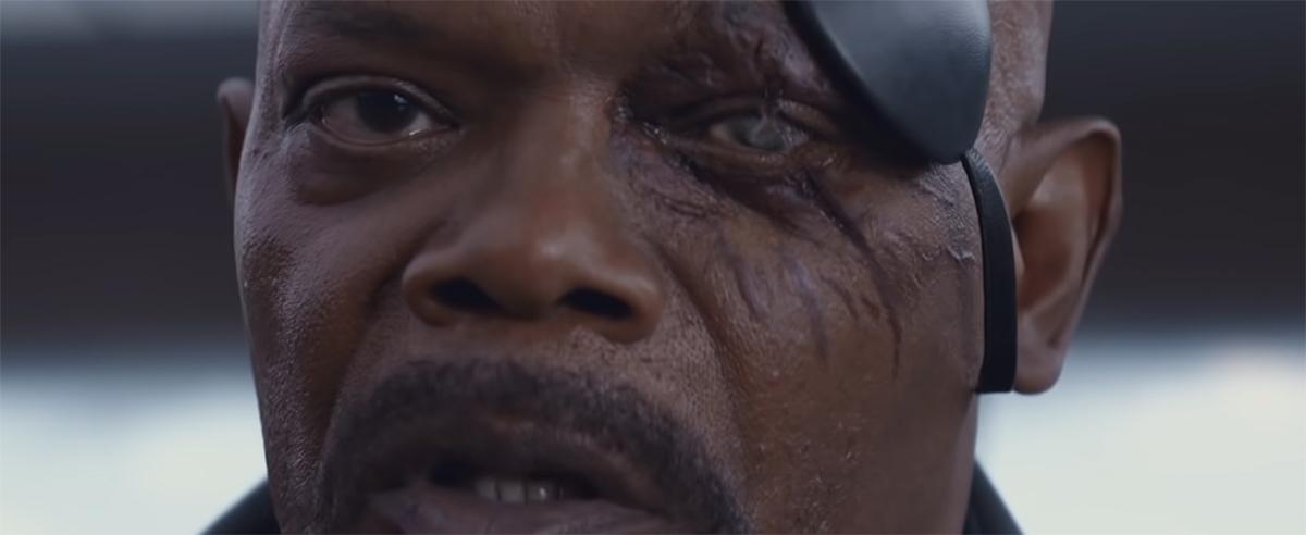Nick Fury remove o tapa-olho em 'Capitão América: O Soldado Invernal'