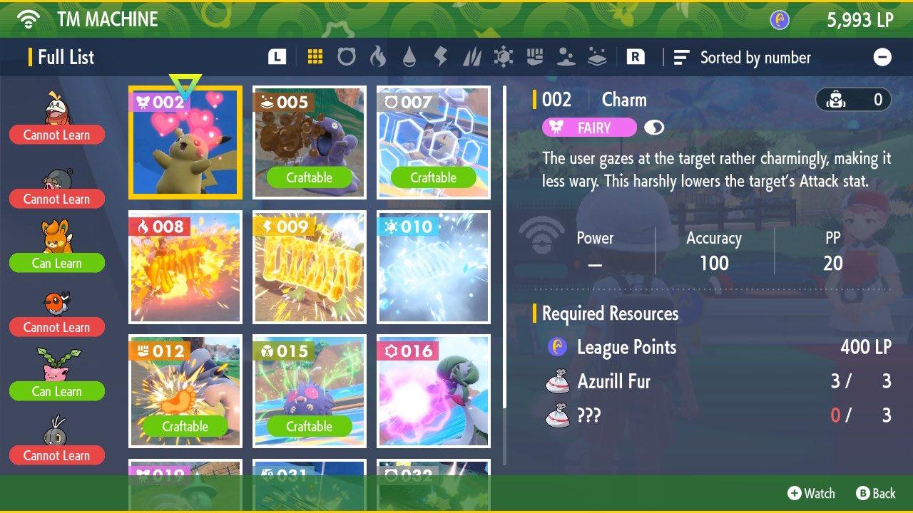 TM-maskine i 'Pokémon Scarlet' og 'Violet'