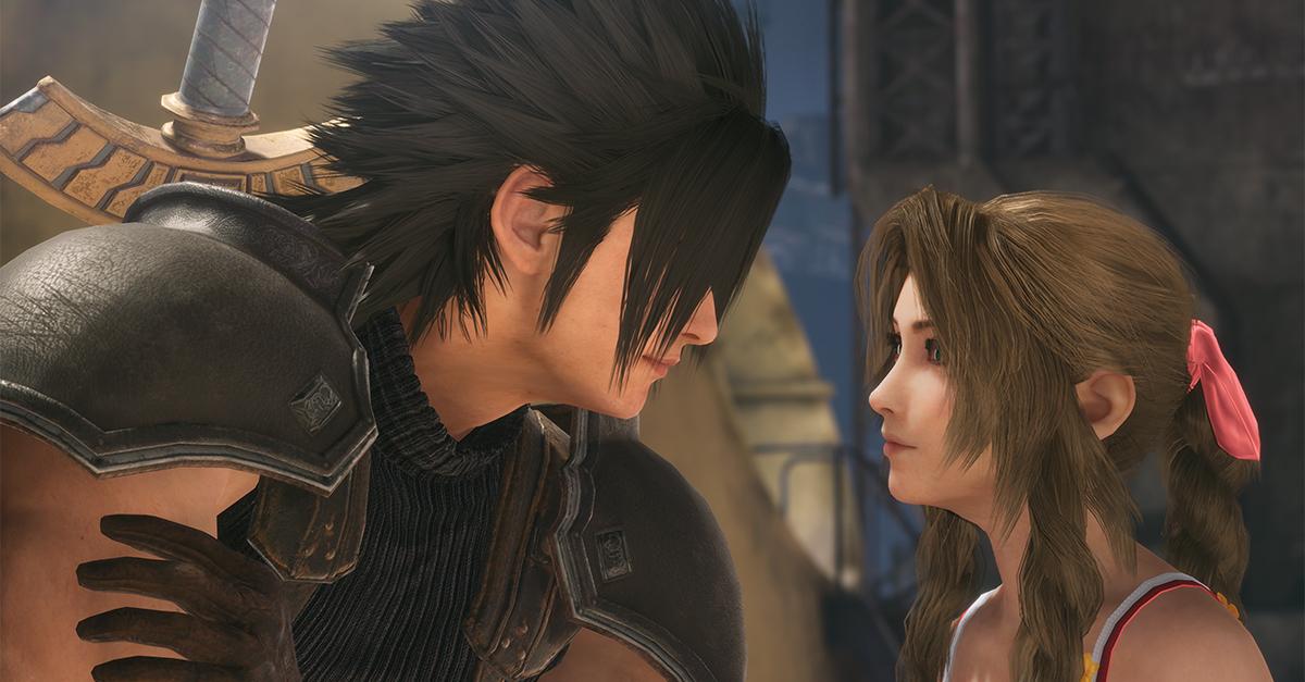 (lr) 'Crisis Core: Final Fantasy VII Reunion'의 Zack과 Aerith