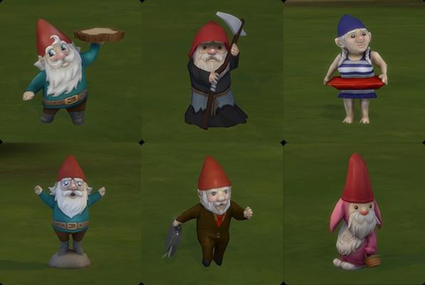 Gnomes i 'The Sims 4'