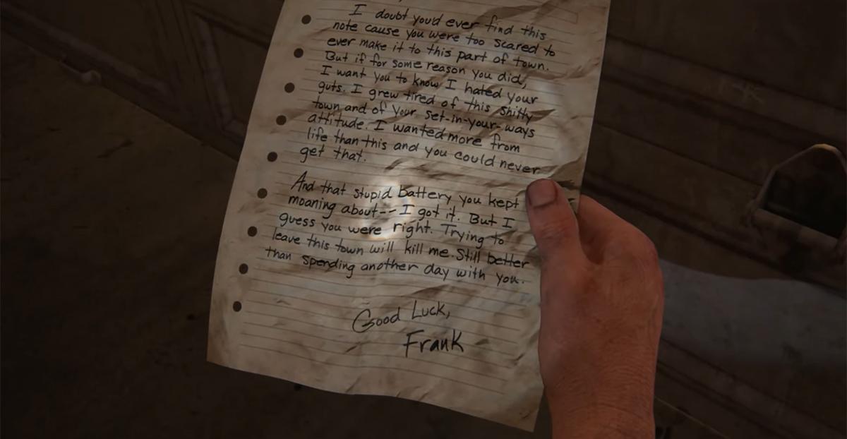 弗兰克的最后一封信