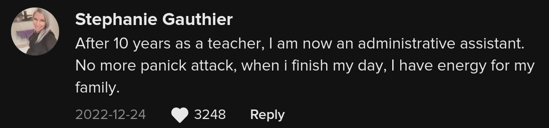 l'insegnante si licenzia per lavorare alla costco