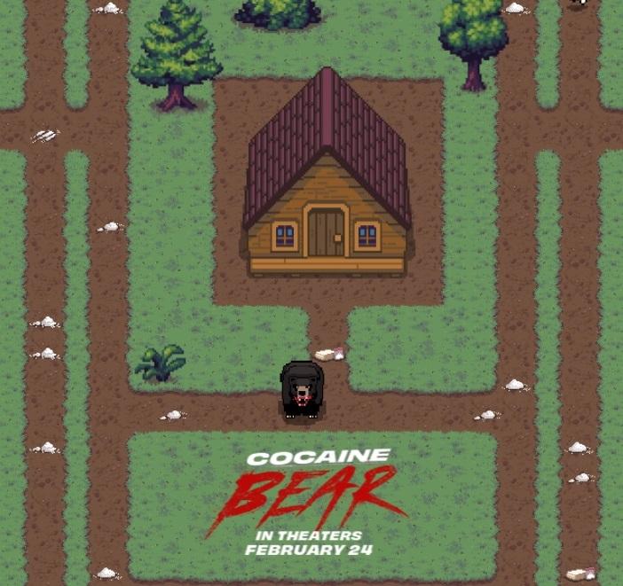 Videogioco dell'orso della cocaina