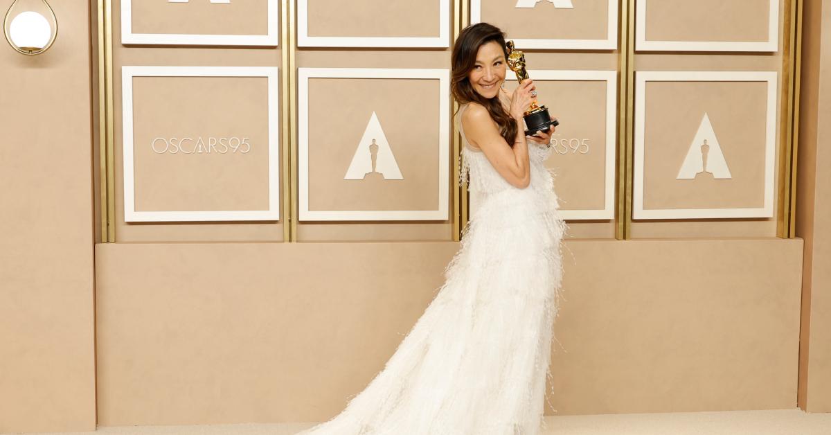 Michelle Yeoh e il suo Oscar come "Miglior attrice protagonista"