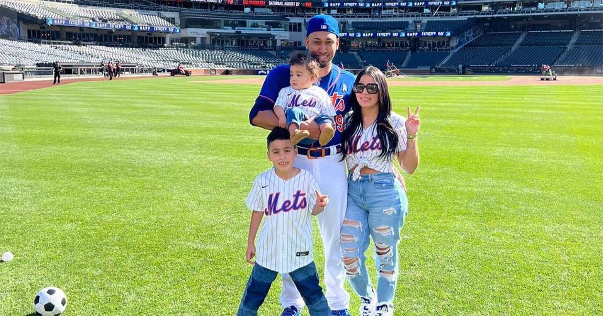   Edwin Díaz e la sua famiglia