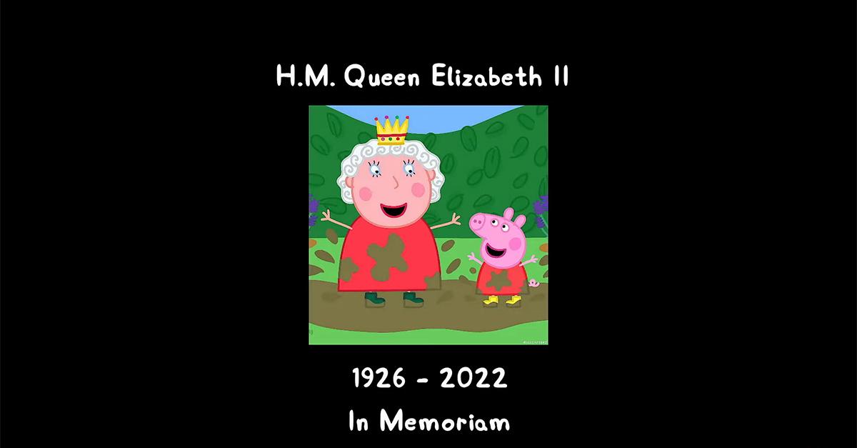 As rainhas "Em memória" em 'Peppa Pig: Aventuras no Mundo'