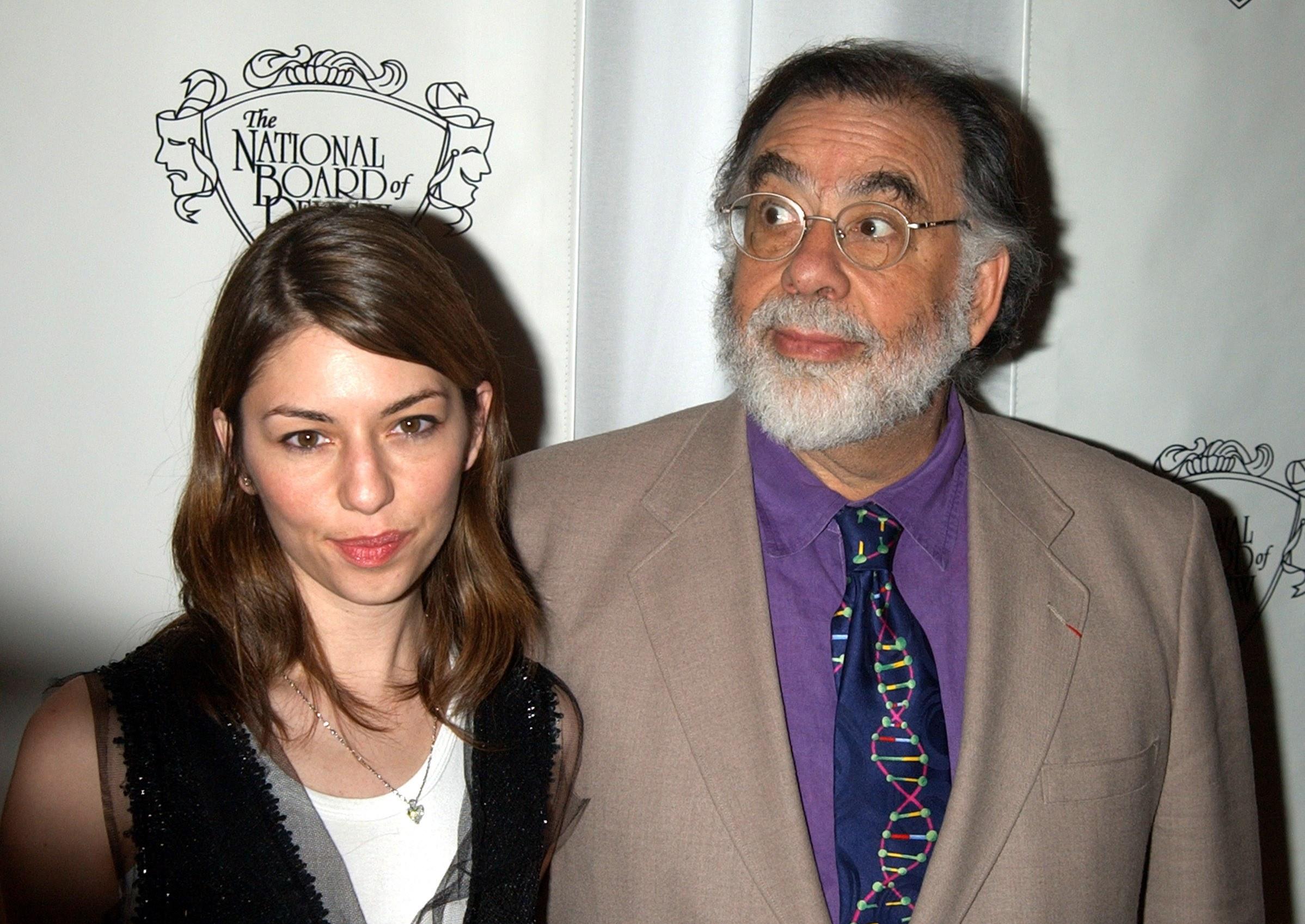 Sofia Coppola e suo padre, Francis Ford Coppola