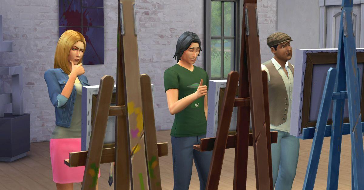 Os Sims 4 Pintando