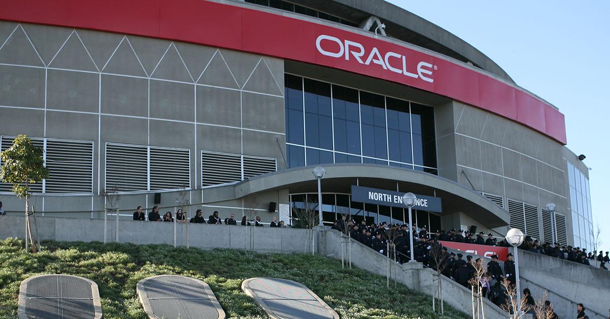 Oracle-Arena im Jahr 2009. 