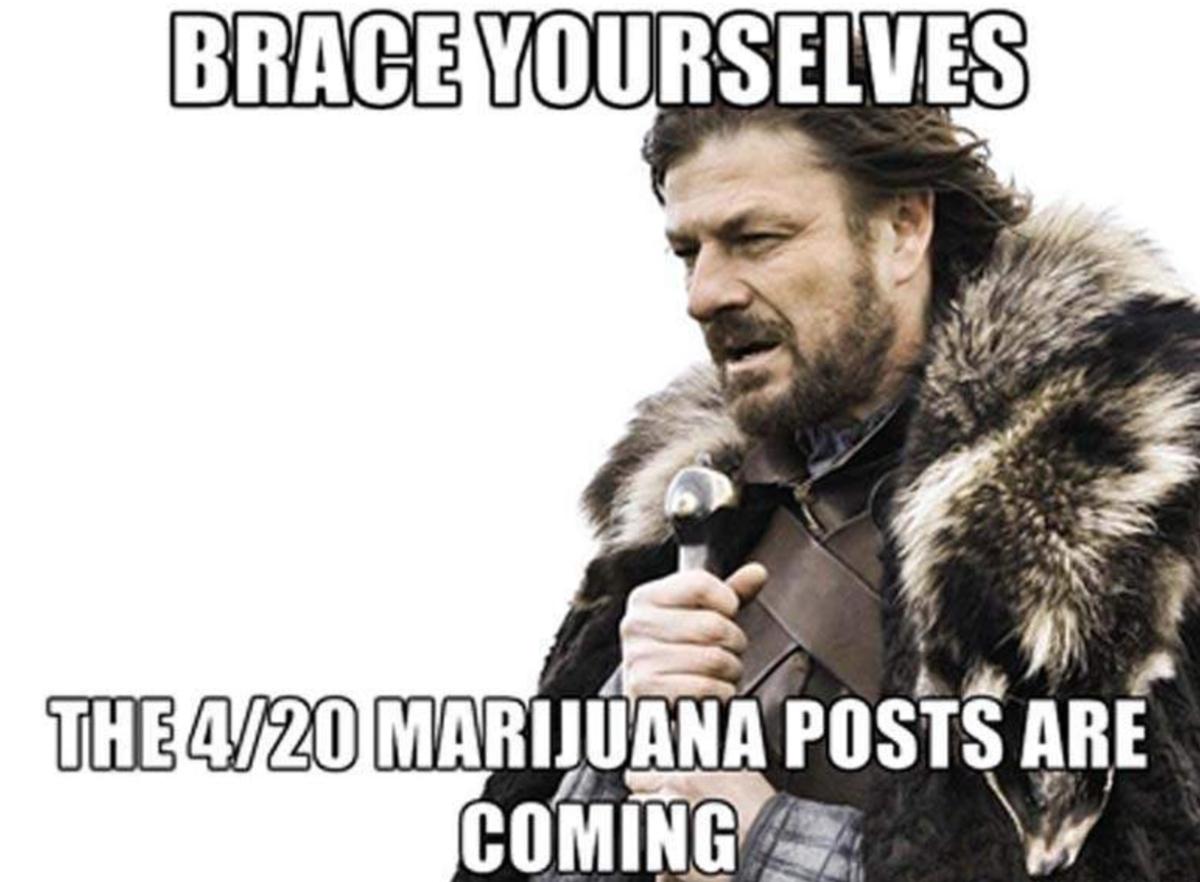 Un mème 420 avec Ned Stark de 