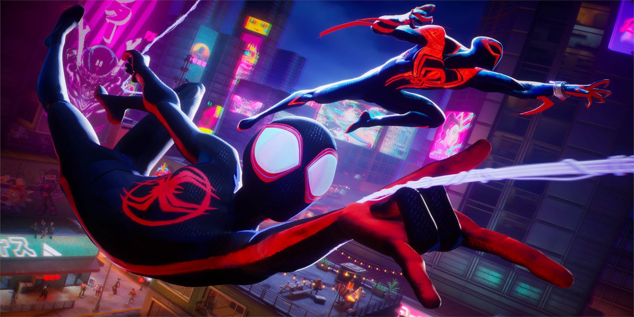 Miles Morales et Spider-Man 2099 skins dans 'Fortnite'