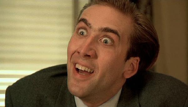 Nicolas Cage em 'O Beijo do Vampiro'