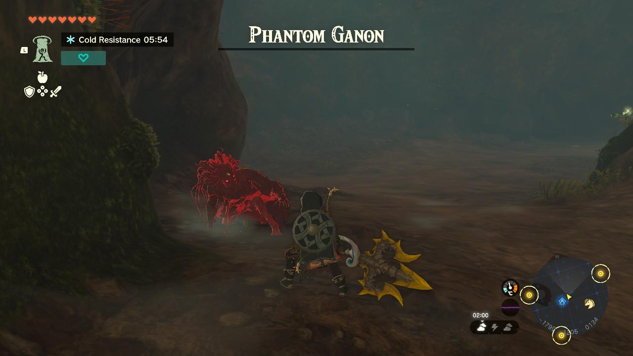 Link lutando contra o Fantasma Ganon em 'Tears of the Kingdom'