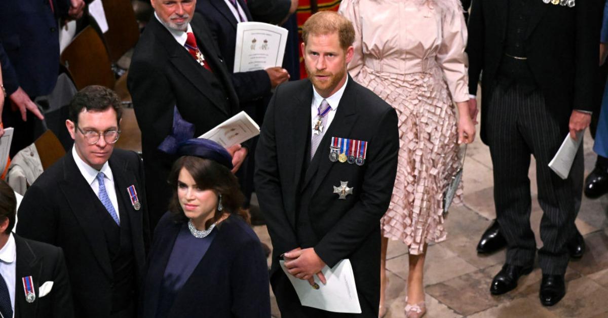 哈里王子于 2023 年 5 月 6 日在英国伦敦参加查理三世国王和卡米拉王后的加冕典礼