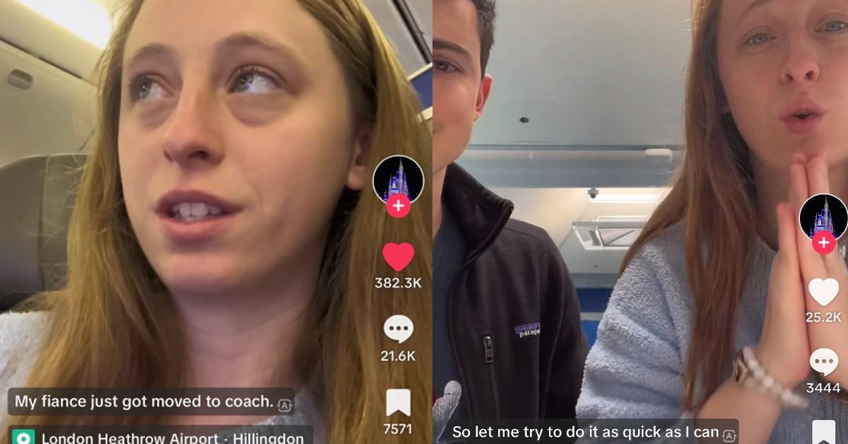 La femme explique l'énigme de l'avion où le fiancé est passé à l'entraîneur de première classe