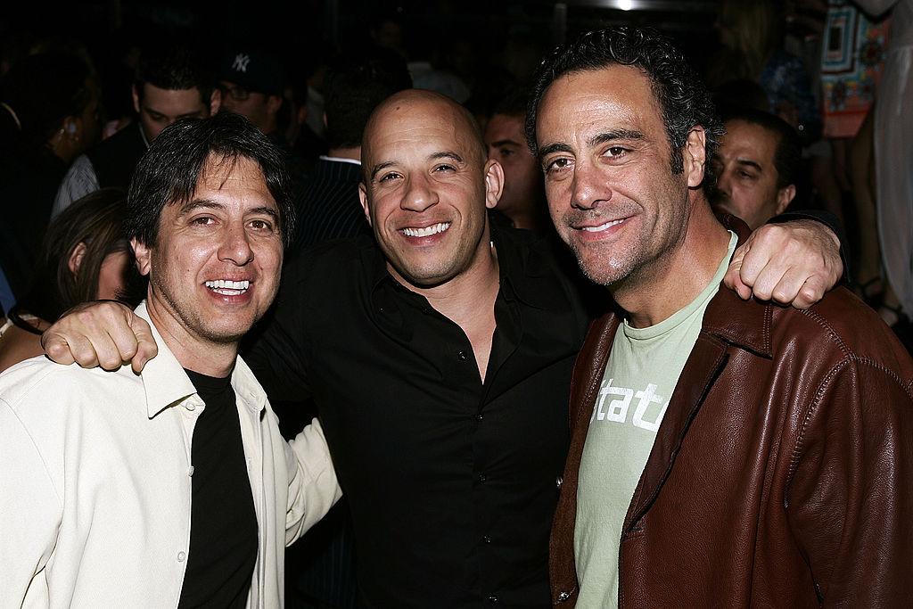   (LR) Ray Romano, Vin Diesel og Brad Garrett deltager i One Race Global Film Foundation arrangeret af Vin Diesel