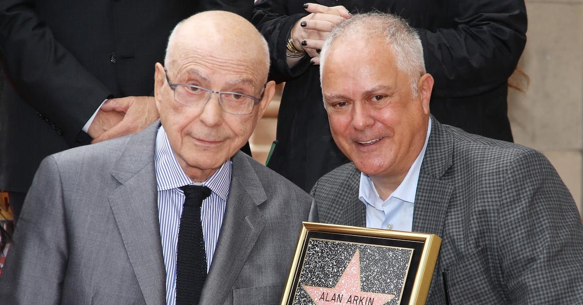 Alan e suo figlio Matthew Arkin alla cerimonia della Hollywood Walk of Fame il 7 giugno 2019