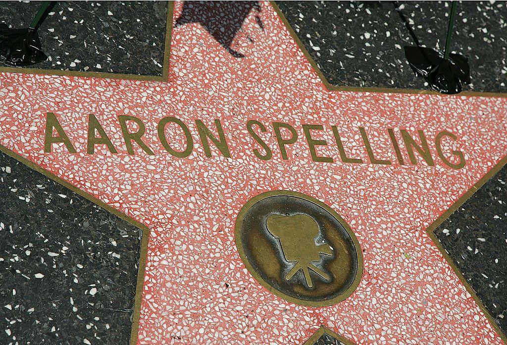 L'étoile du producteur Aaron Spelling sur le Hollywood Walk of Fame 