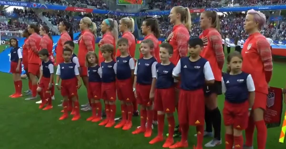 USWNT durante a Copa do Mundo Feminina da FIFA 2019.