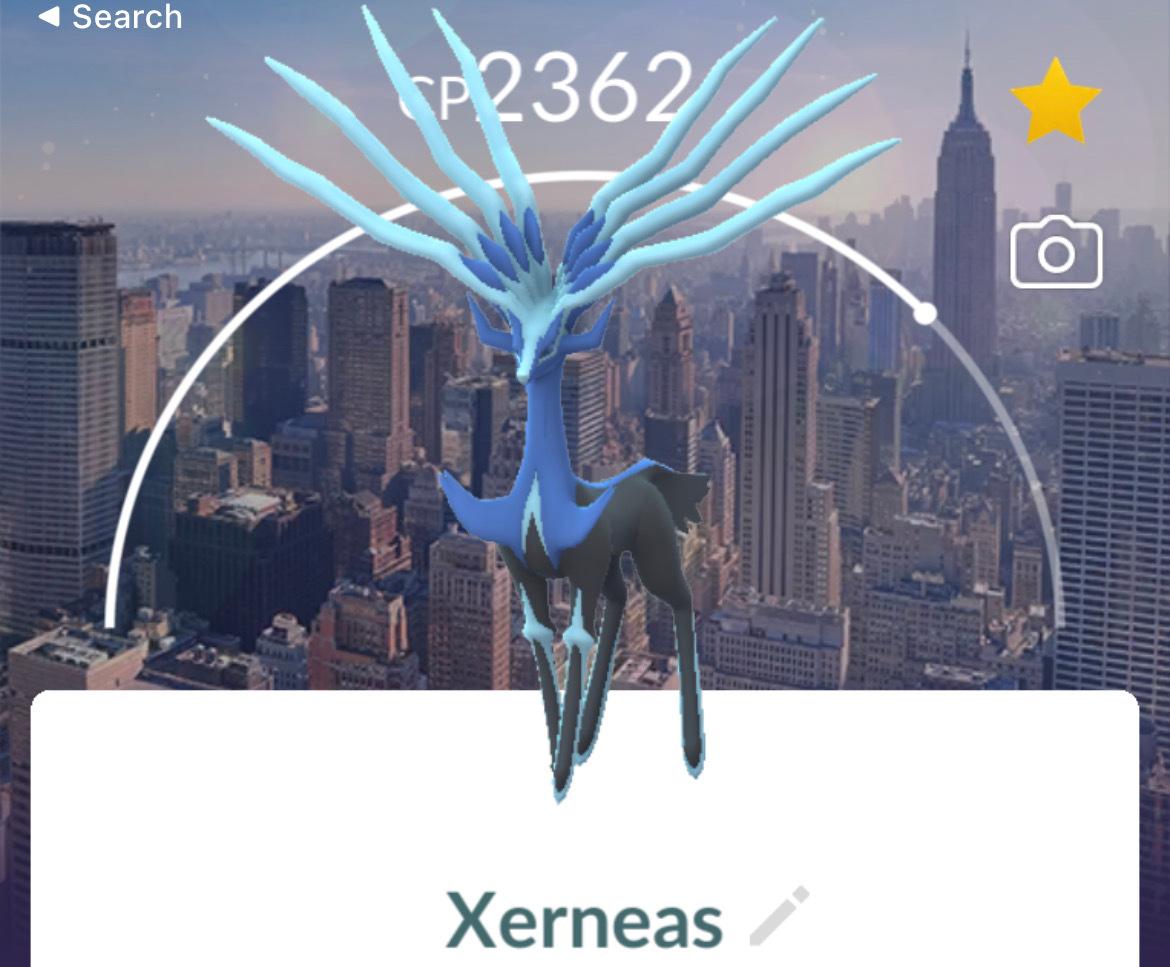 Xerneas dans 'Pokémon GO'