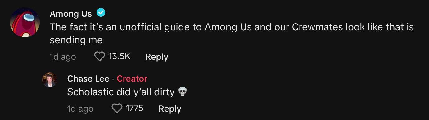„Among Us“-Kommentar zum Video