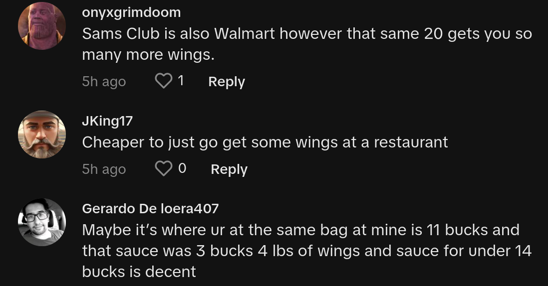 Dollars Wings Walmart