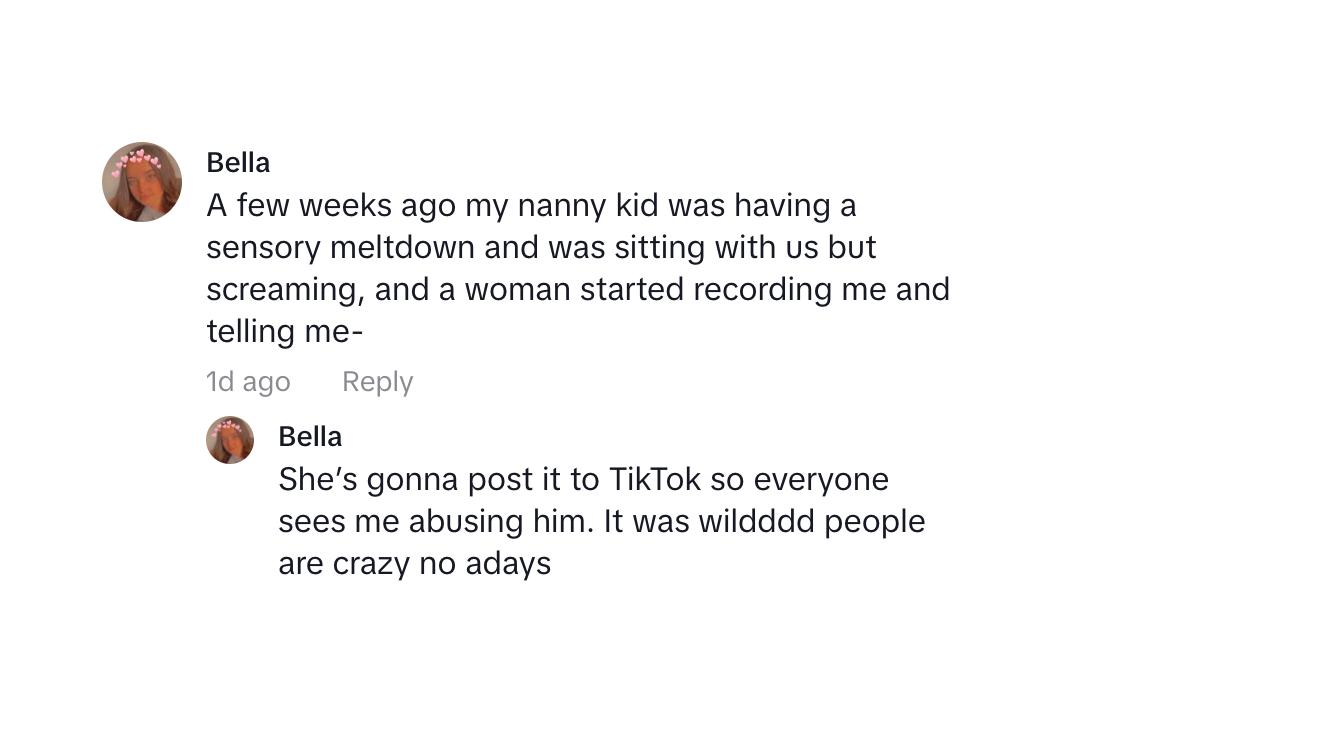 TikToker が @mediocremomz の動画にコメントしています。