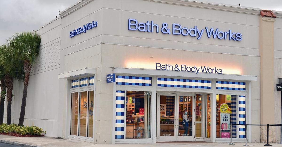 Esterno del negozio Bath & Body Works