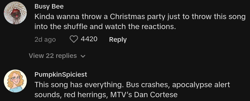 chanson d'accident de bus de Noël