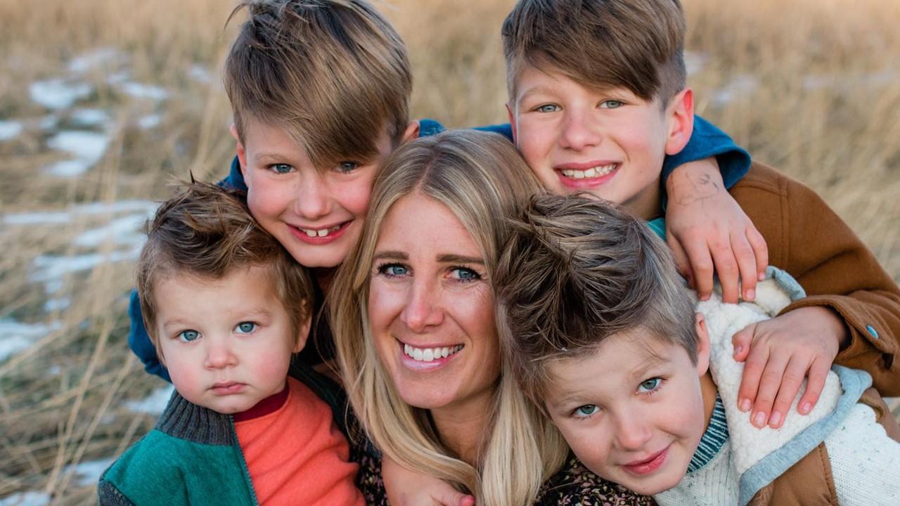 Matt Ulrichs Frau Alison und ihre vier Söhne