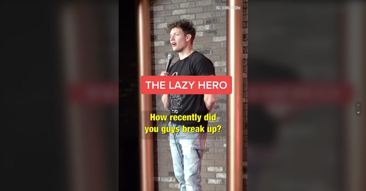 Matt Rife i "The Lazy Hero" TikTok-video