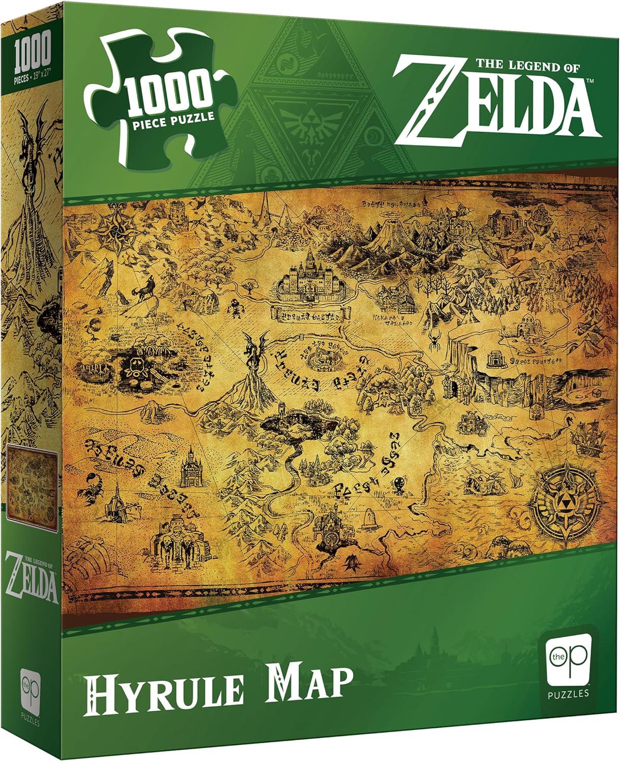 Un puzzle da 1000 pezzi della mappa di Hyrule