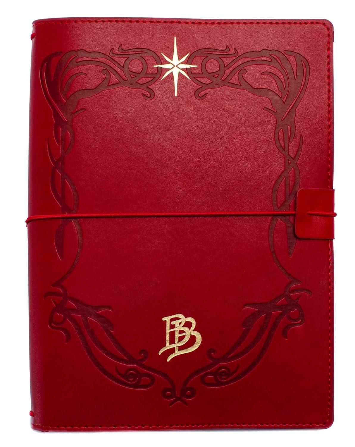 Un quaderno in pelle rossa
