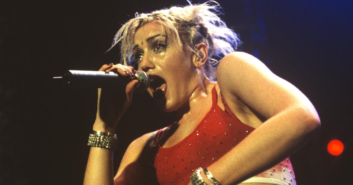 Gwen Stefani von No Doubt tritt am 30. Mai 1997 im Shoreline Amphitheatre in Mountain View, Kalifornien, auf.