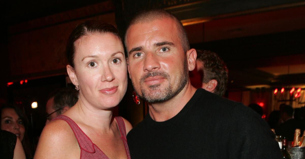 Dominic Purcell e l'allora moglie Rebecca Williamson posano fianco a fianco ad un evento del 2006