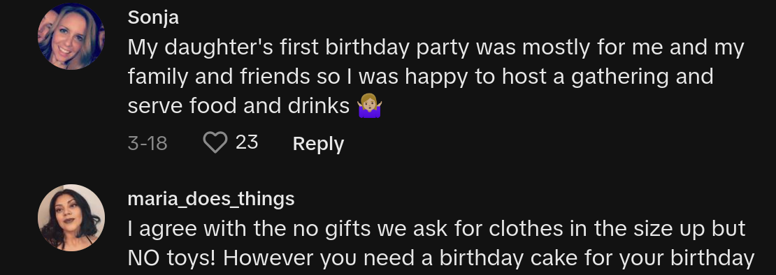 엄마의 생일 파티 규칙