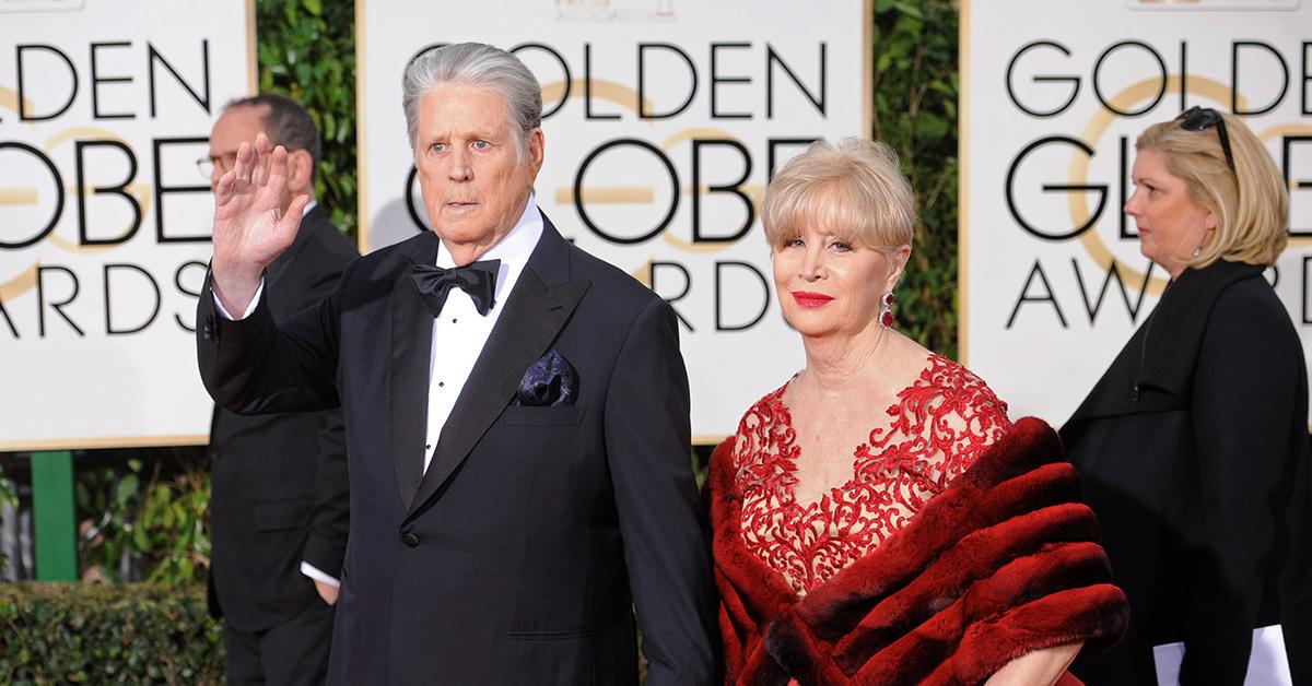 Brian Wilson e Melinda Ledbetter alla 73esima edizione dei Golden Globes. 