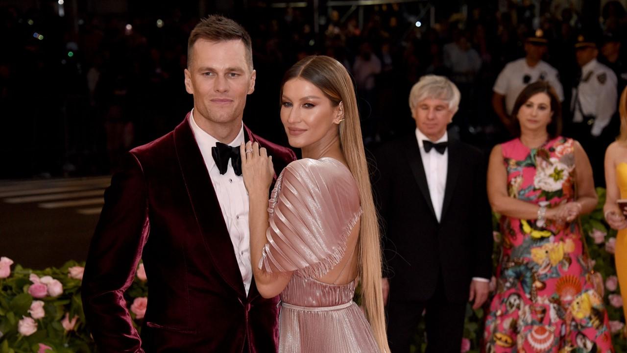 Tom Brady och Gisele Bündchen deltar i The 2019 Met Gala den 6 maj 2019