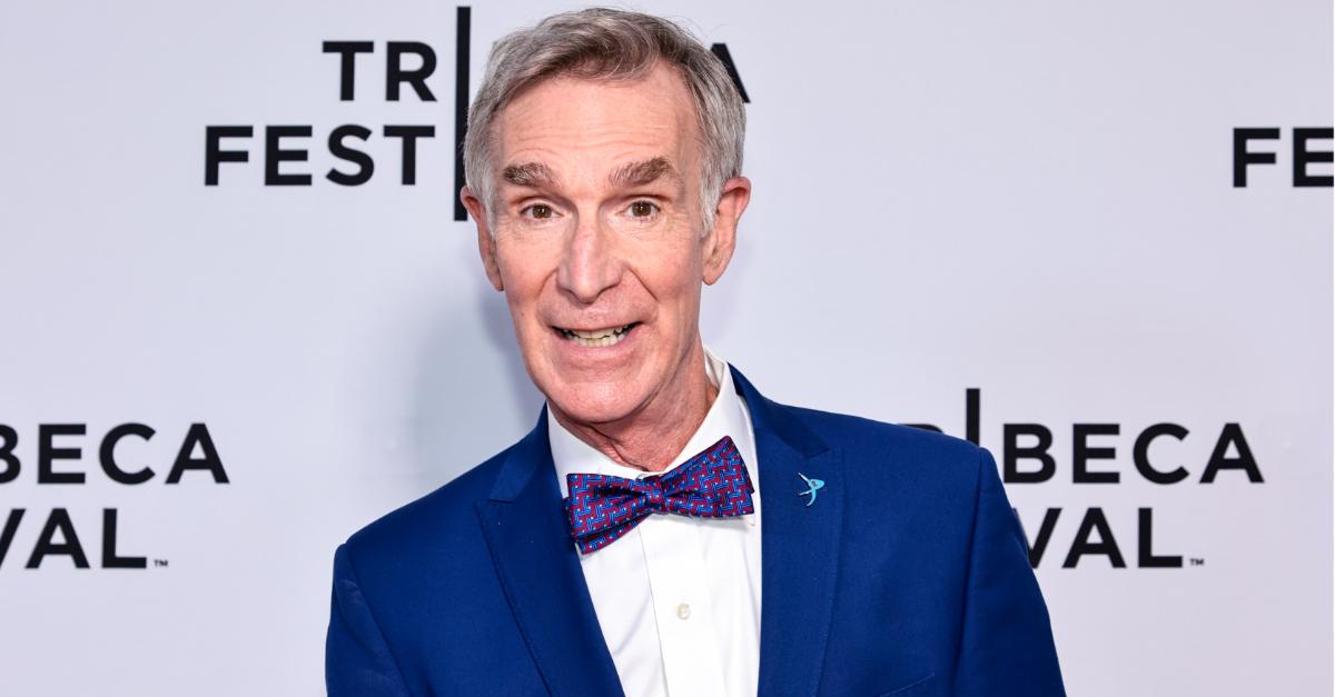 Bill Nye frisch verheiratete Journalistin Liza Mundy am Smithsonian Institute
