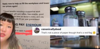 TikToker sbatte l'annuncio di lavoro del ristorante che incolpa i "lavoratori pigri" per l'aumento dei prezzi
