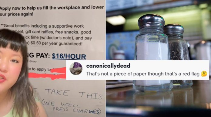 TikToker sbatte l'annuncio di lavoro del ristorante che incolpa i "lavoratori pigri" per l'aumento dei prezzi
