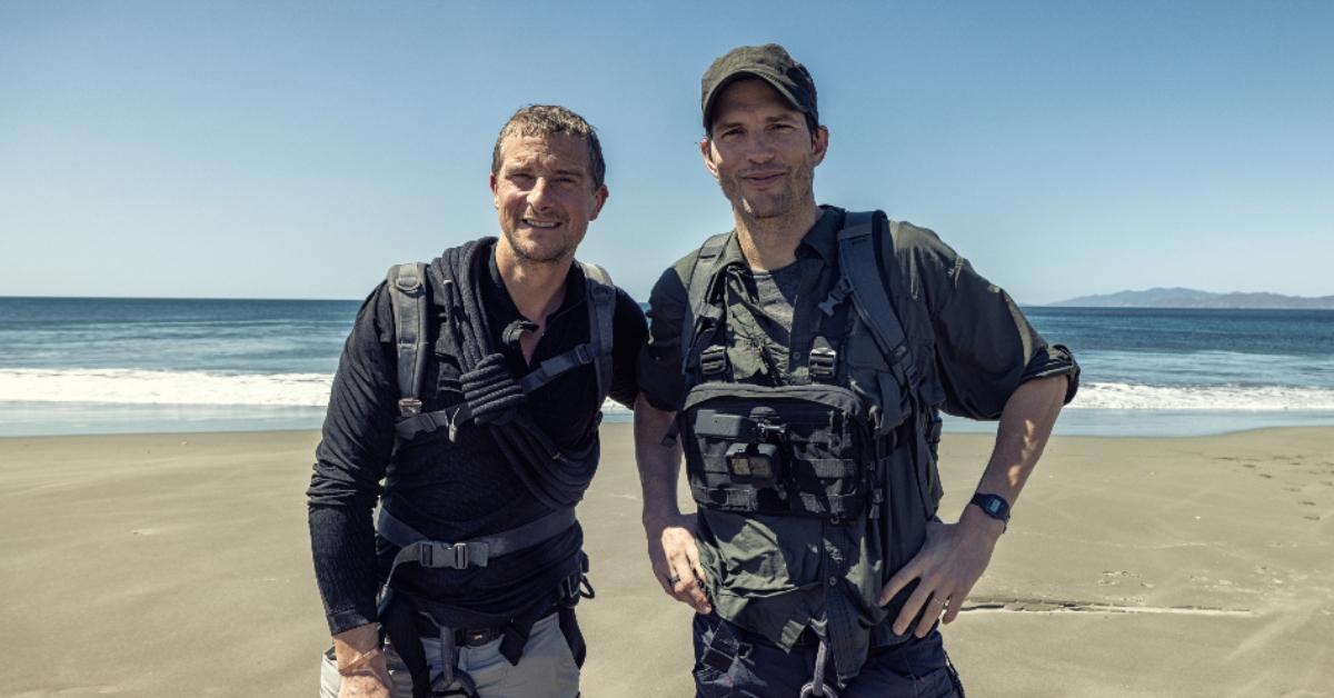 'Running Wild' 호스트 Bear Grylls가 Ashton Kutcher의 "Remarkable Journey", 새 시즌 등을 이야기합니다(독점) 
